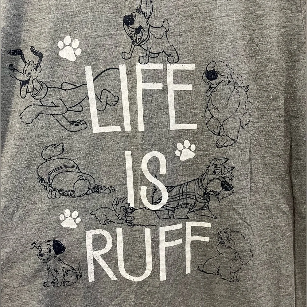 Disney Life is Ruff Dogs T- Shirt - Picture 3 of 4